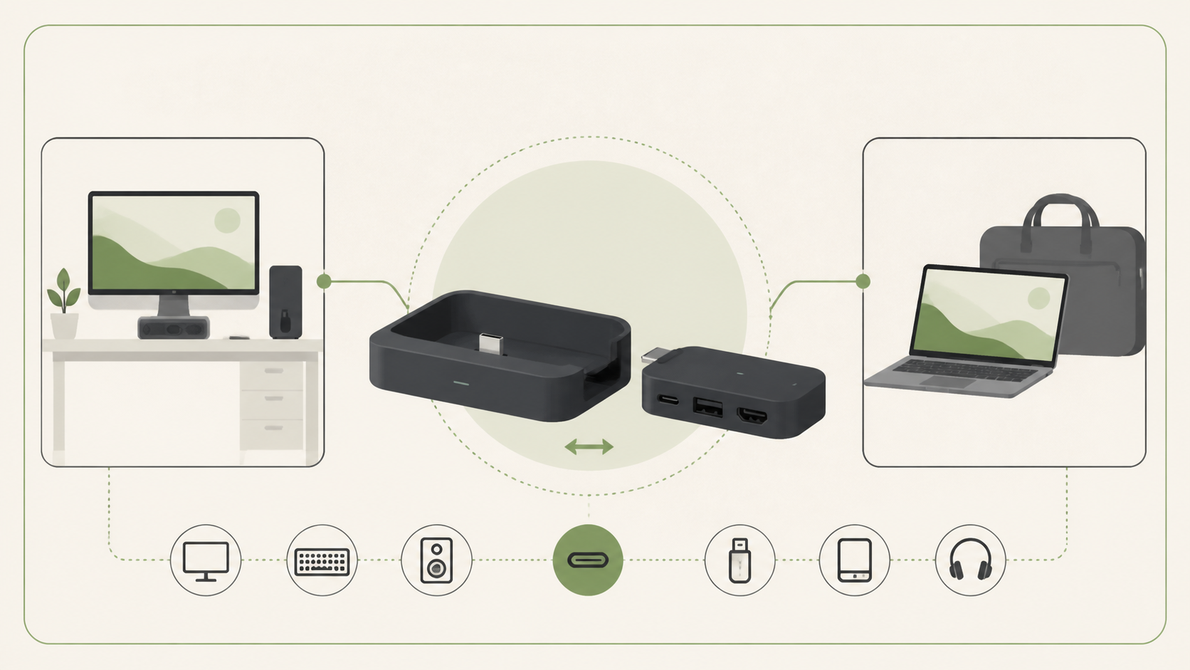 Anker Nanoを常設する前に。着脱式USB-Cハブの接続を決める条件を整理する編集用イメージ