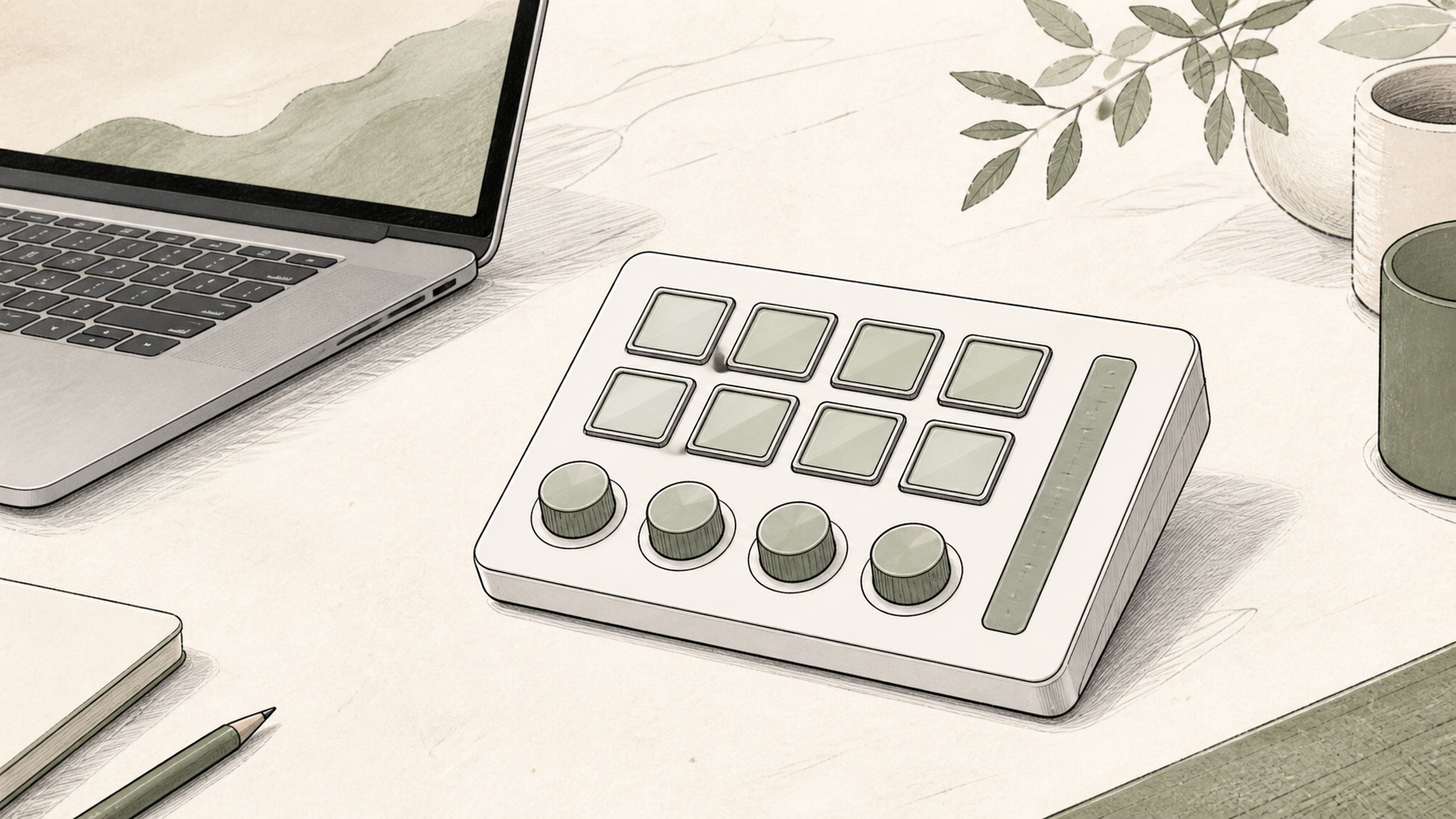 Stream Deck +をMac作業に置く前に。キーとダイヤルの使い分けを整理する編集用イメージ